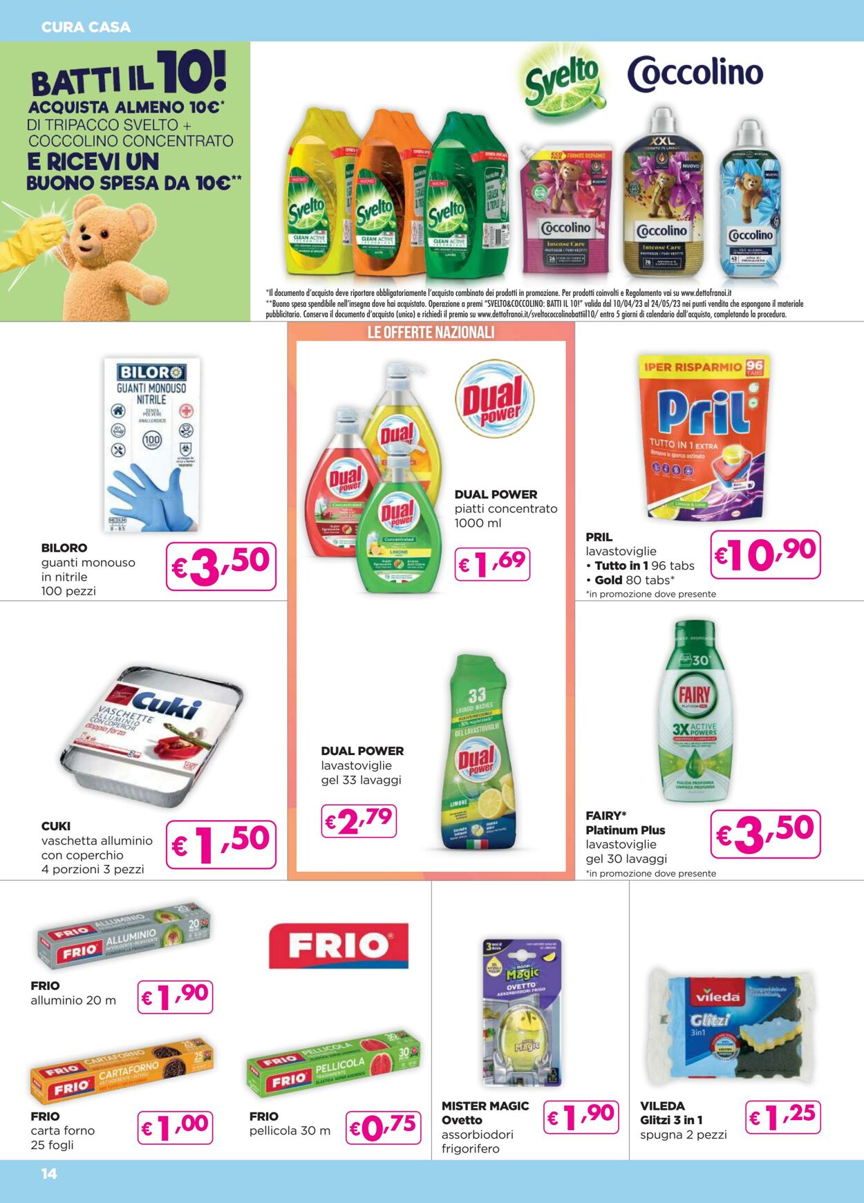 Volantino Acqua e sapone 14.04.2023 - 03.05.2023