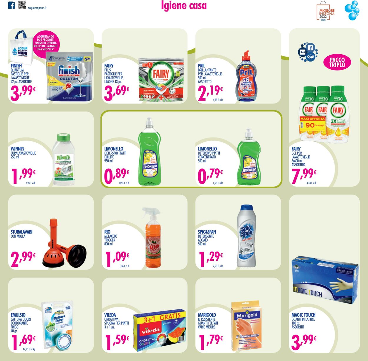 Volantino Acqua e sapone 15.11.2022 - 04.12.2022