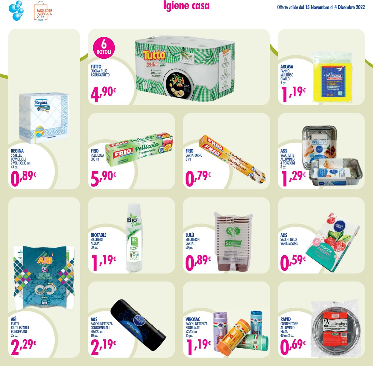 Volantino Acqua e sapone 15.11.2022 - 04.12.2022