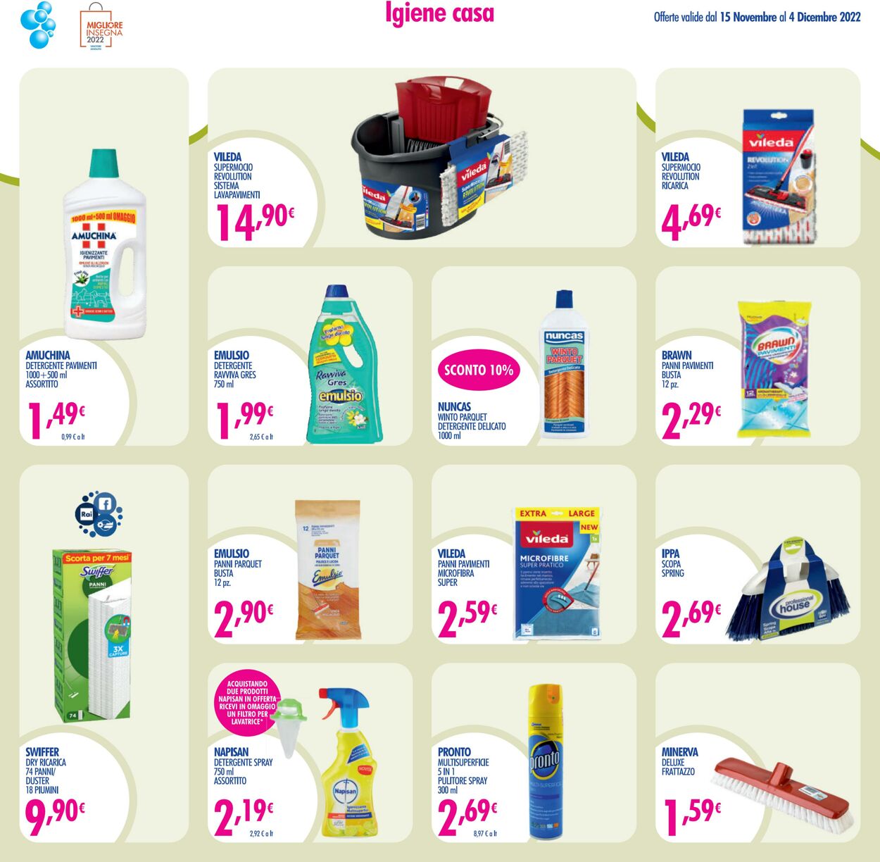 Volantino Acqua e sapone 15.11.2022 - 04.12.2022