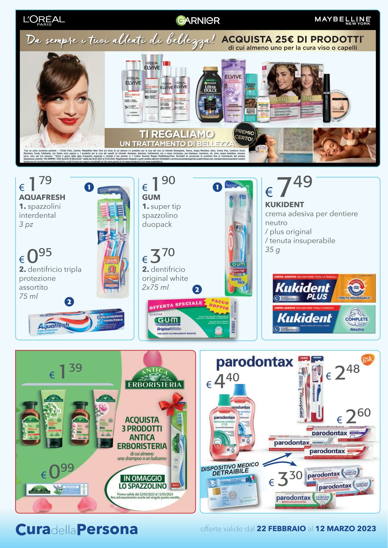 Volantino Acqua e sapone 22.02.2023 - 12.03.2023