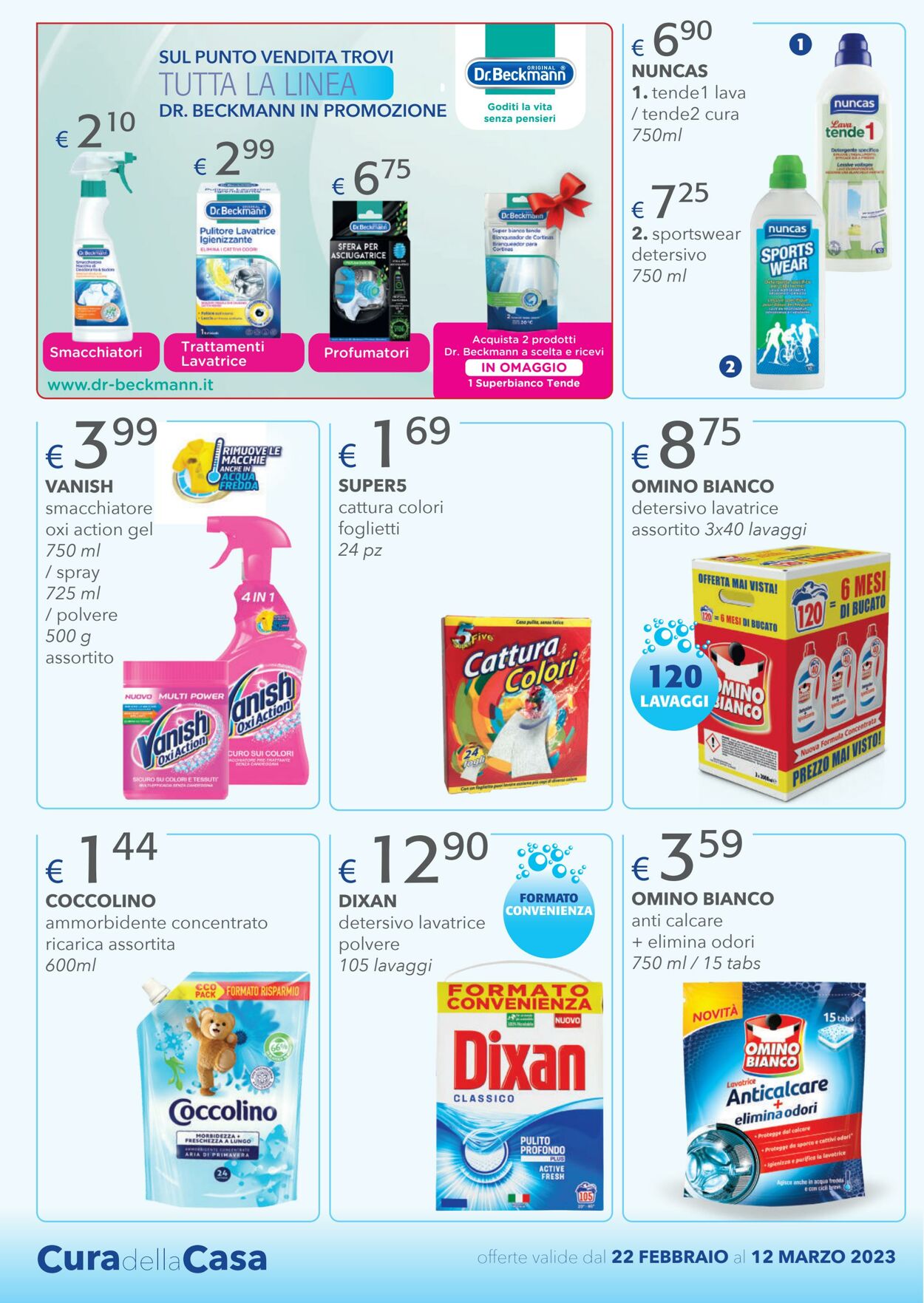 Volantino Acqua e sapone 22.02.2023 - 12.03.2023