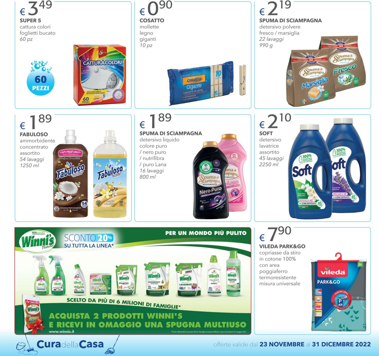 Volantino Acqua e sapone 23.11.2022 - 31.12.2022