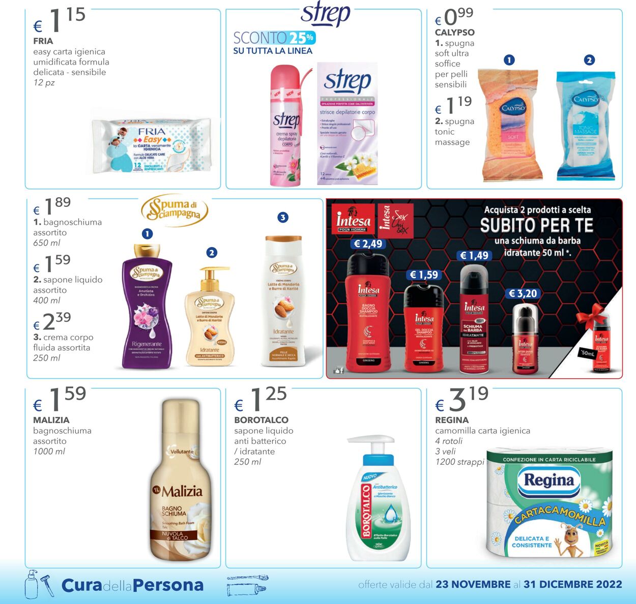 Volantino Acqua e sapone 23.11.2022 - 31.12.2022