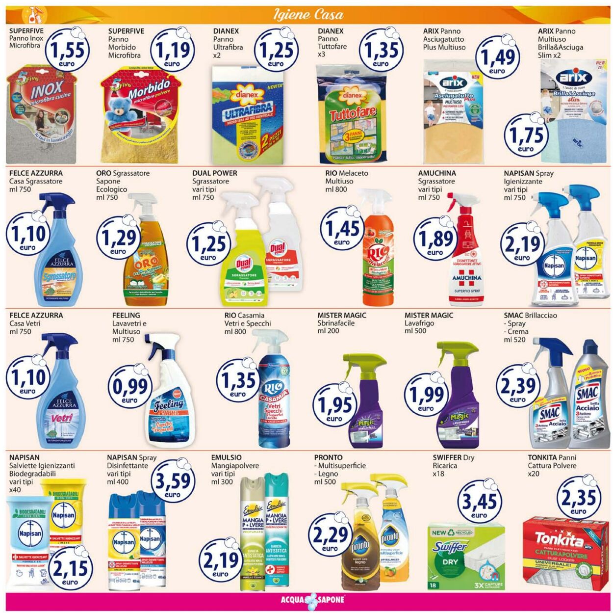 Volantino Acqua e sapone 30.03.2023 - 09.04.2023