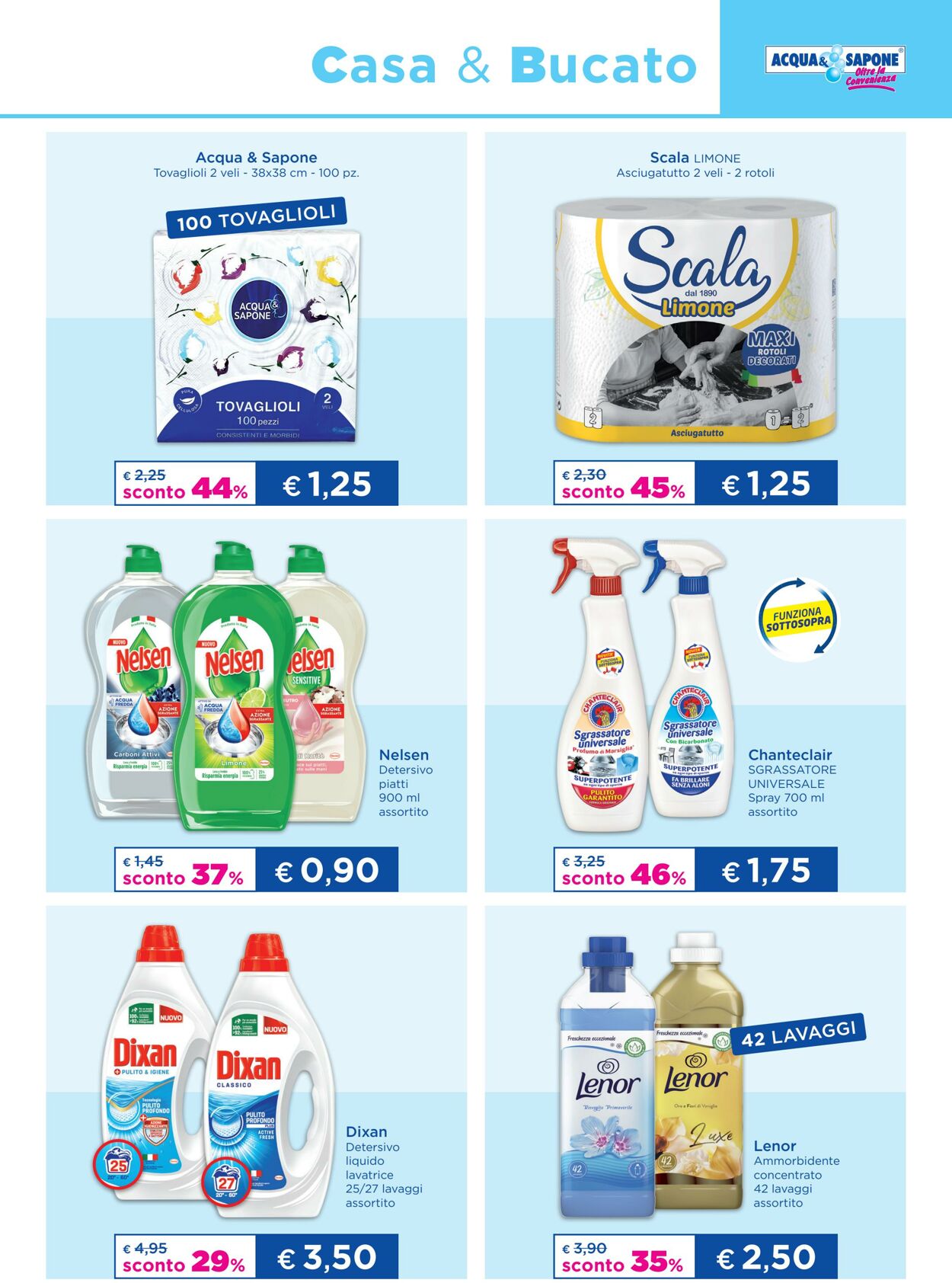 Volantino Acqua e sapone 21.12.2022 - 08.01.2023