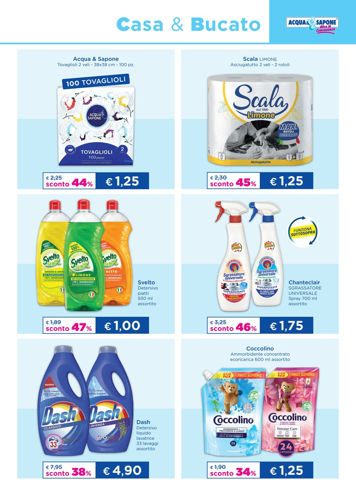 Volantino Acqua e sapone 07.12.2022 - 24.12.2022