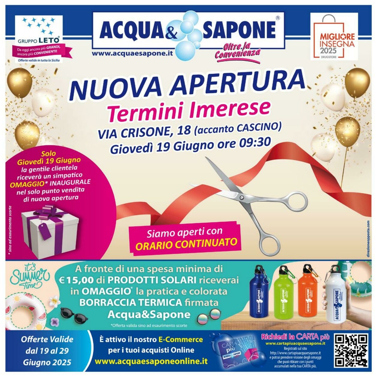 Volantino Acqua e sapone 19.06.2025 - 29.06.2025