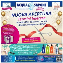 Volantino Acqua e sapone 19.06.2025 - 29.06.2025