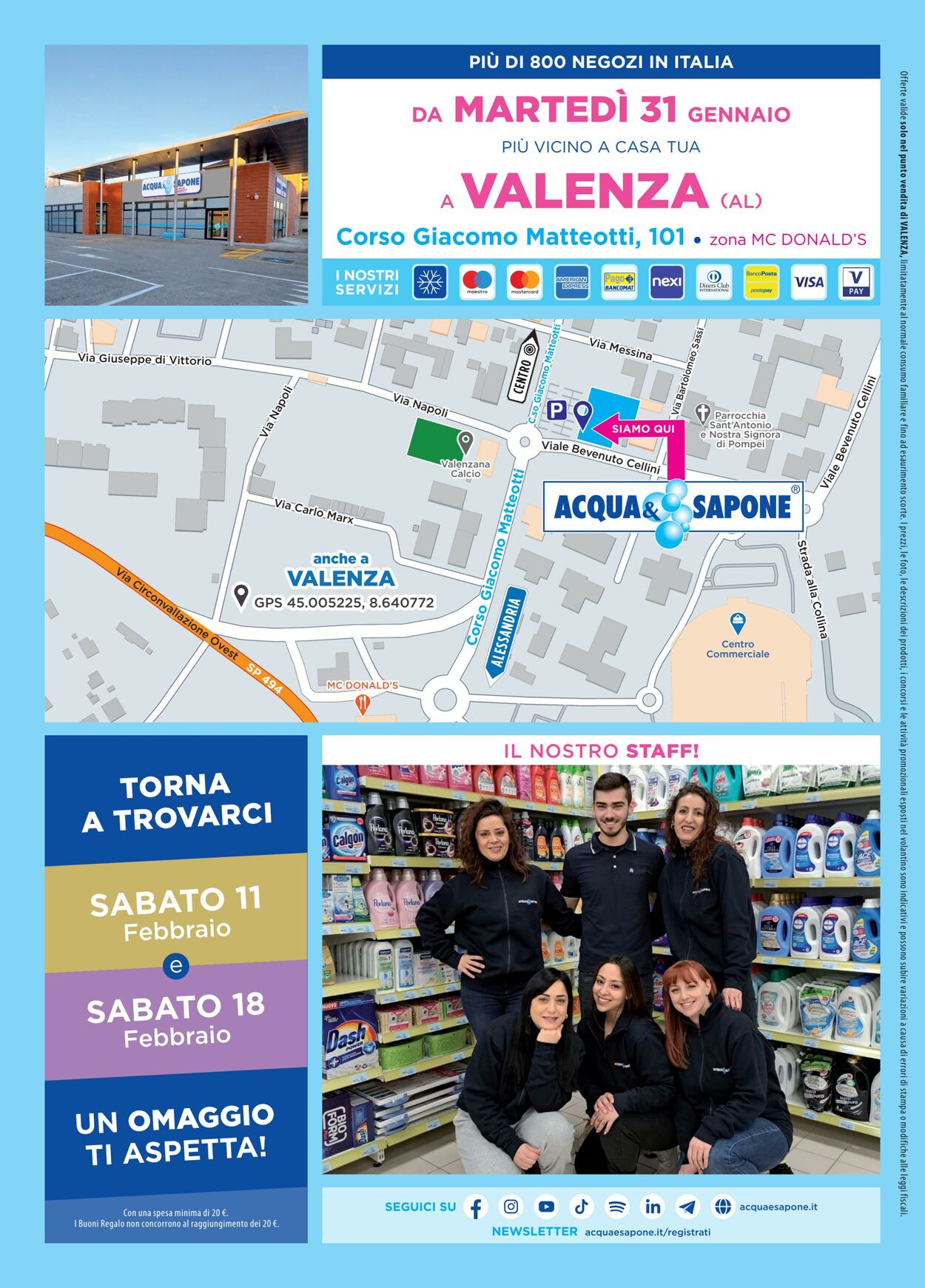 Volantino Acqua e sapone 31.01.2023 - 19.02.2023