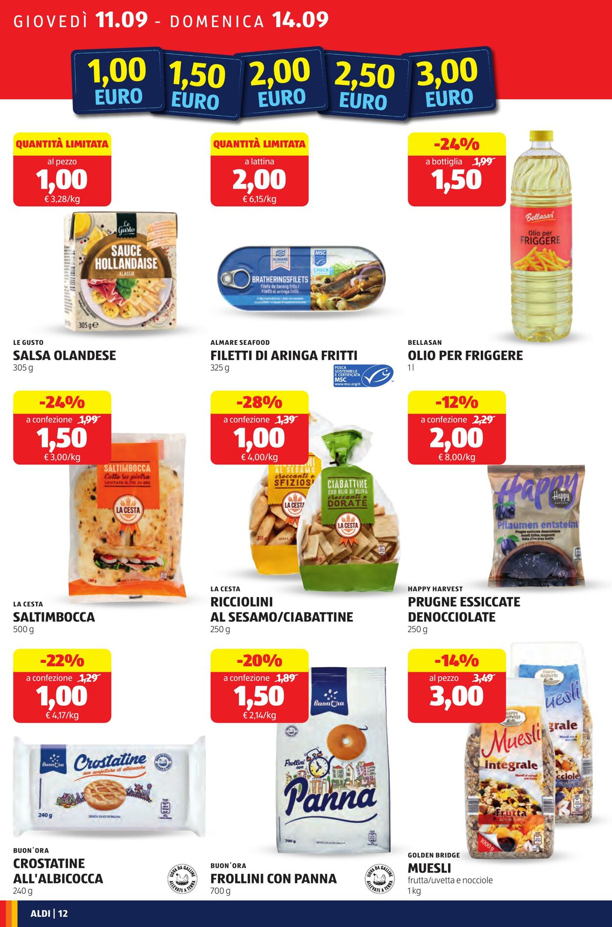 Volantino Aldi 11.09.2025 - 14.09.2025