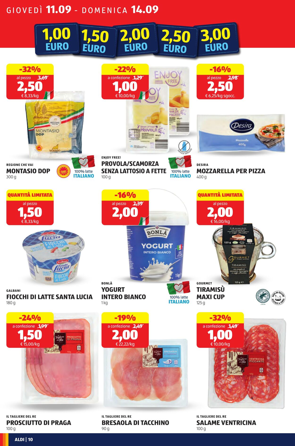 Volantino Aldi 11.09.2025 - 14.09.2025