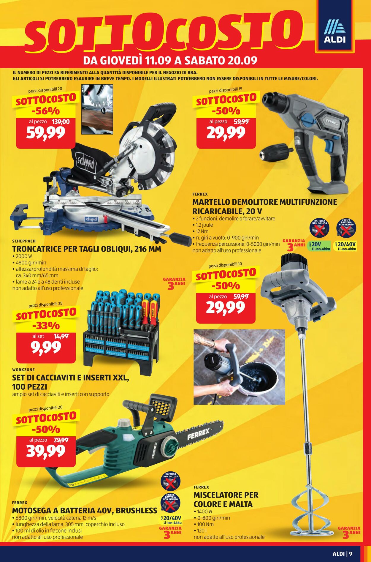 Volantino Aldi 11.09.2025 - 14.09.2025