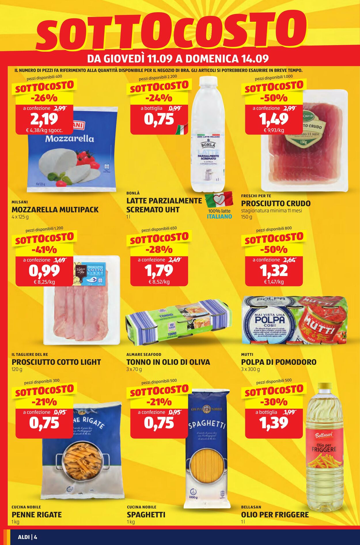 Volantino Aldi 11.09.2025 - 14.09.2025
