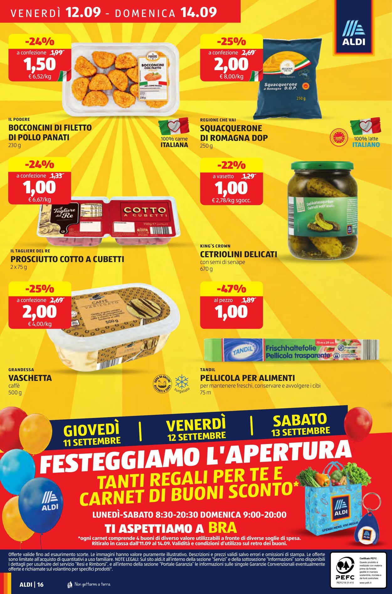 Volantino Aldi 11.09.2025 - 14.09.2025