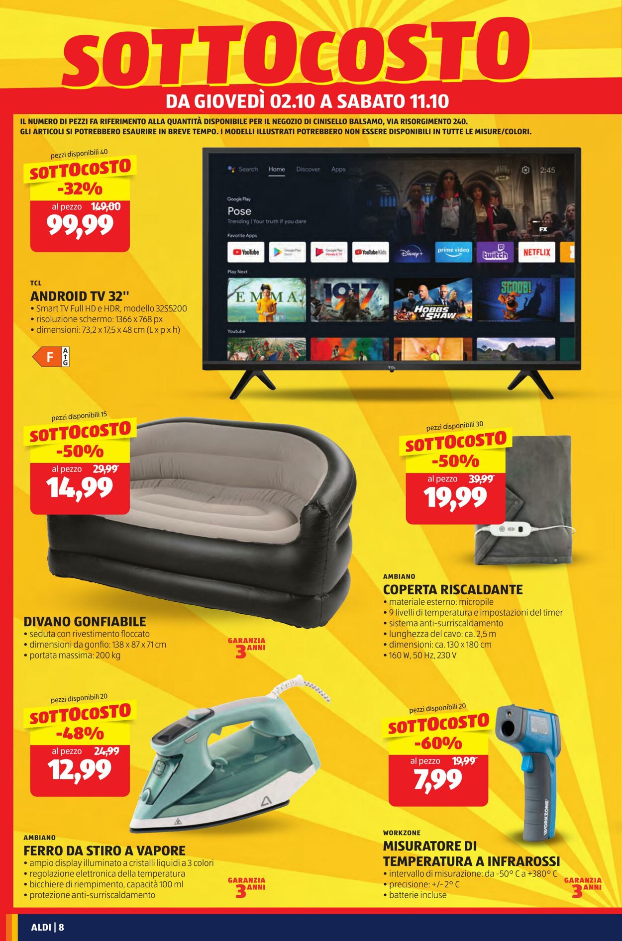 Volantino Aldi 02.10.2025 - 05.10.2025