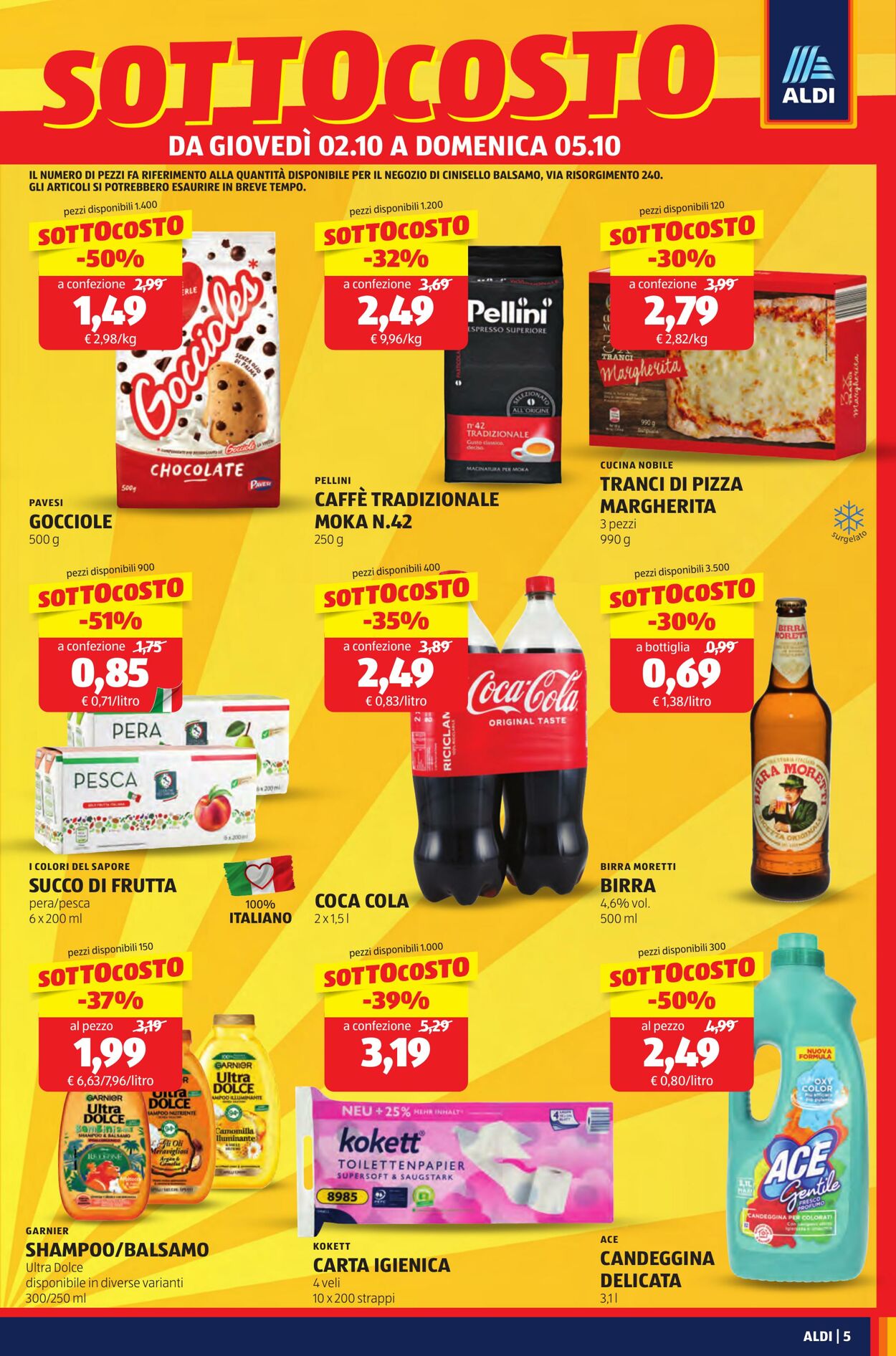 Volantino Aldi 02.10.2025 - 05.10.2025