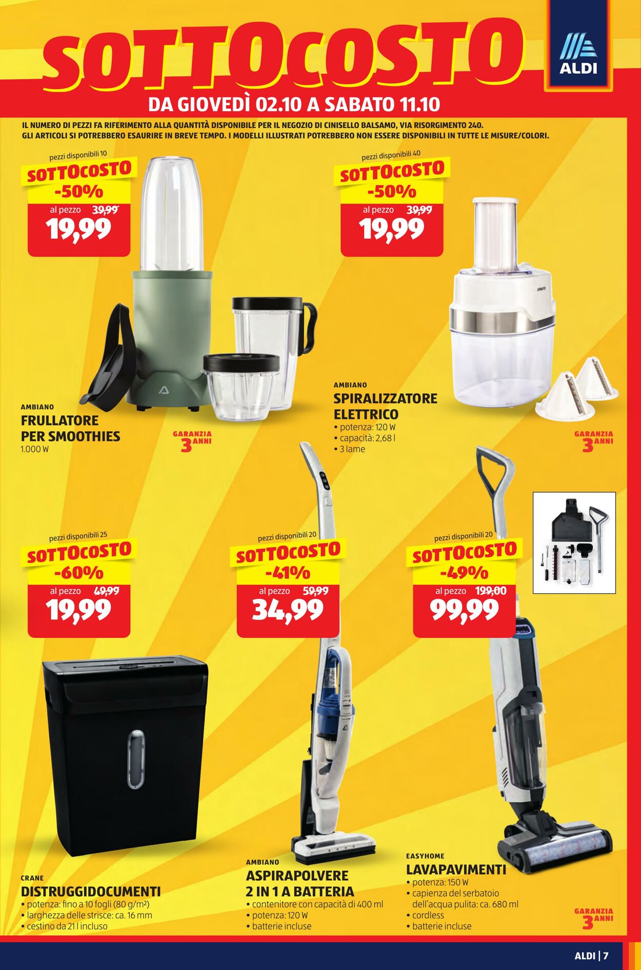 Volantino Aldi 02.10.2025 - 05.10.2025