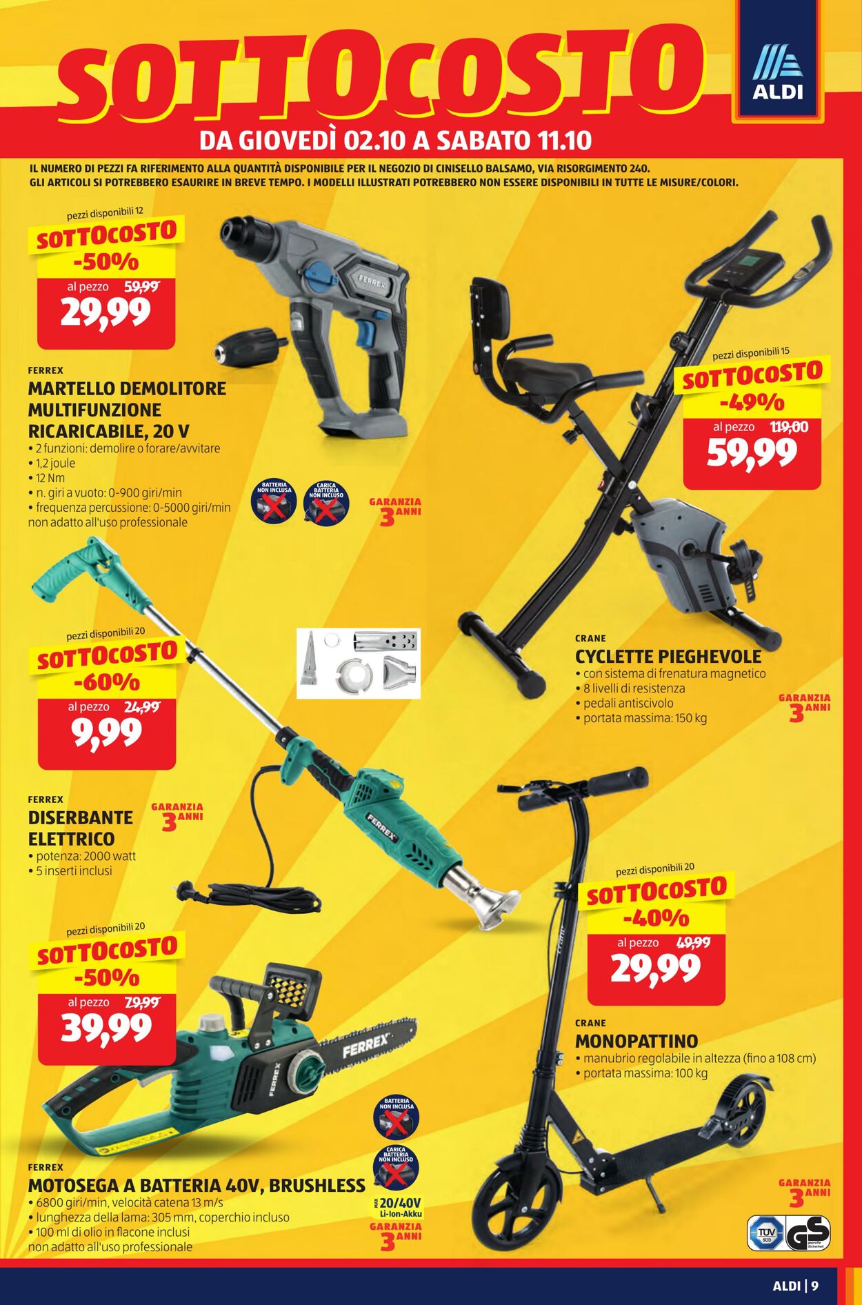 Volantino Aldi 02.10.2025 - 05.10.2025
