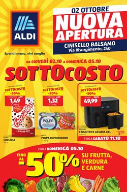 Volantino Aldi 02.10.2025 - 05.10.2025