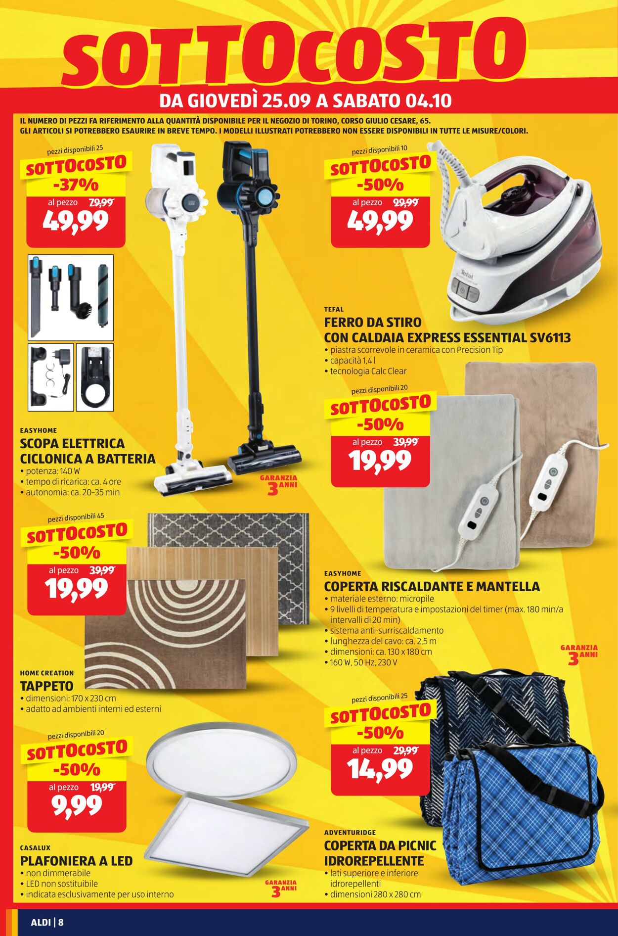 Volantino Aldi 25.09.2025 - 28.09.2025