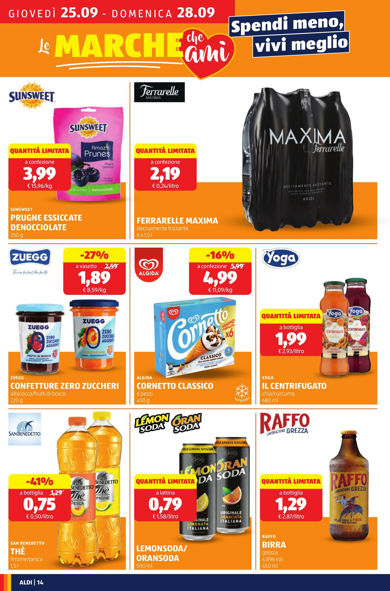 Volantino Aldi 25.09.2025 - 28.09.2025
