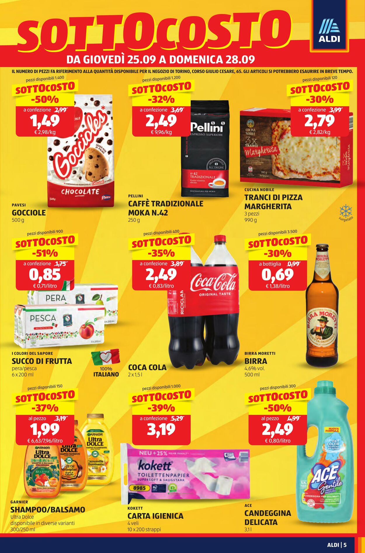 Volantino Aldi 25.09.2025 - 28.09.2025