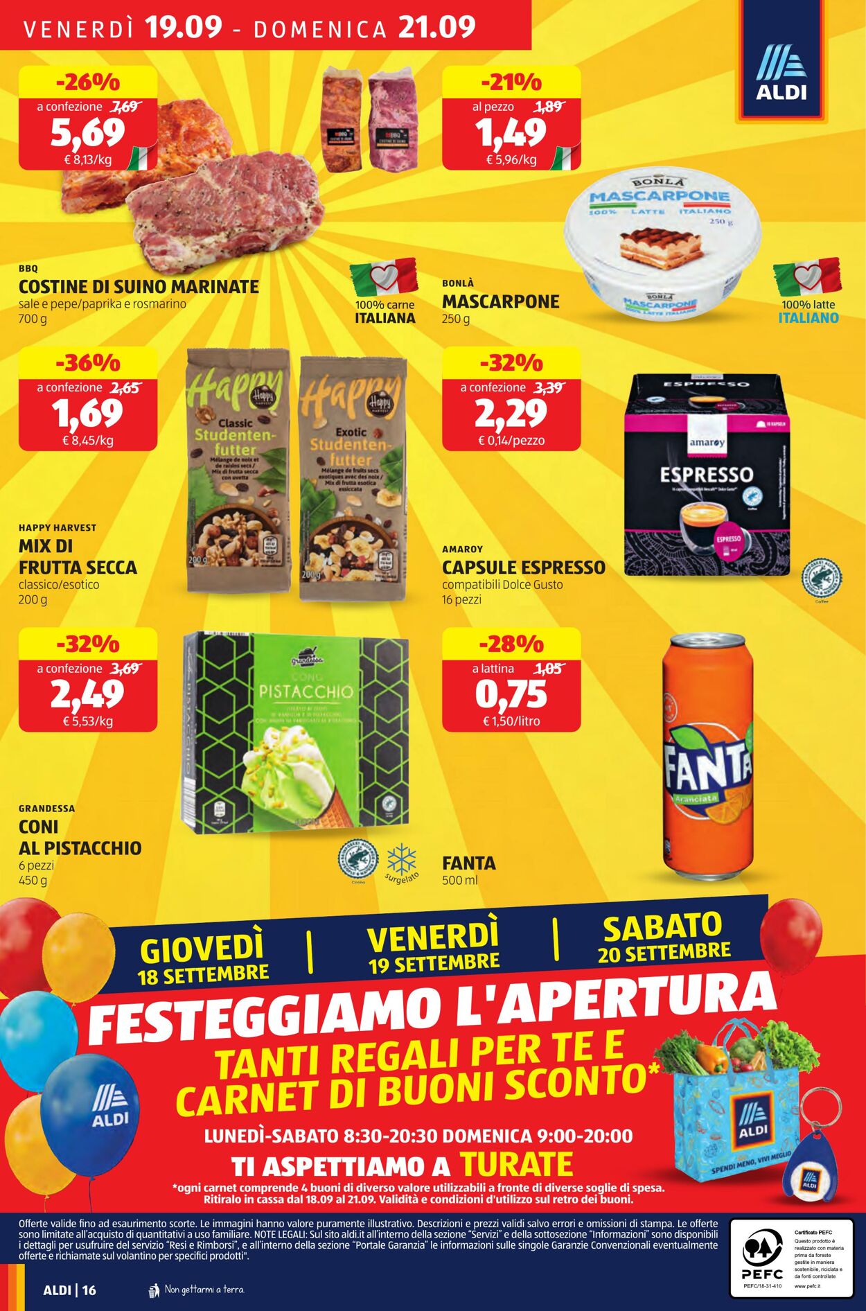 Volantino Aldi 18.09.2025 - 21.09.2025
