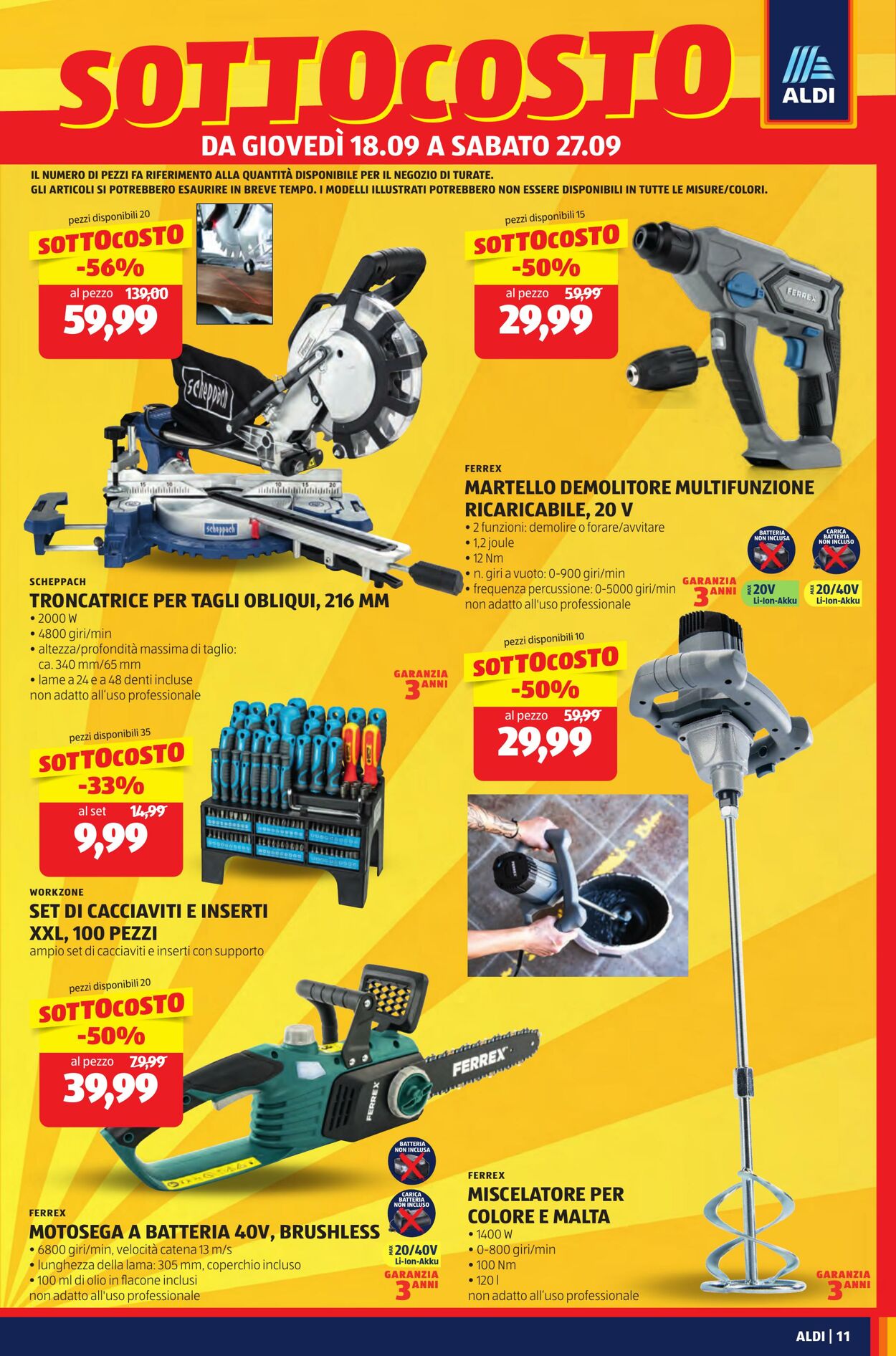 Volantino Aldi 18.09.2025 - 21.09.2025