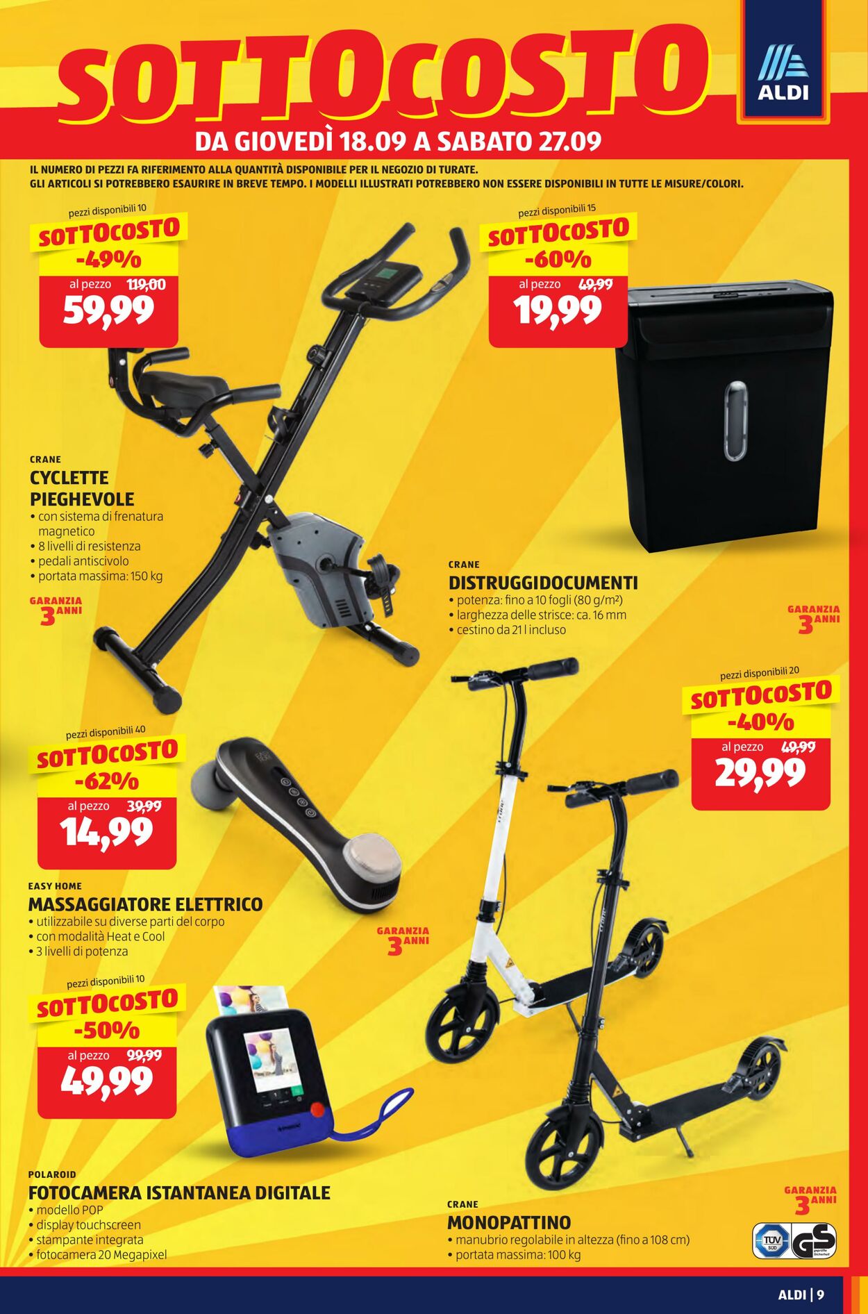 Volantino Aldi 18.09.2025 - 21.09.2025