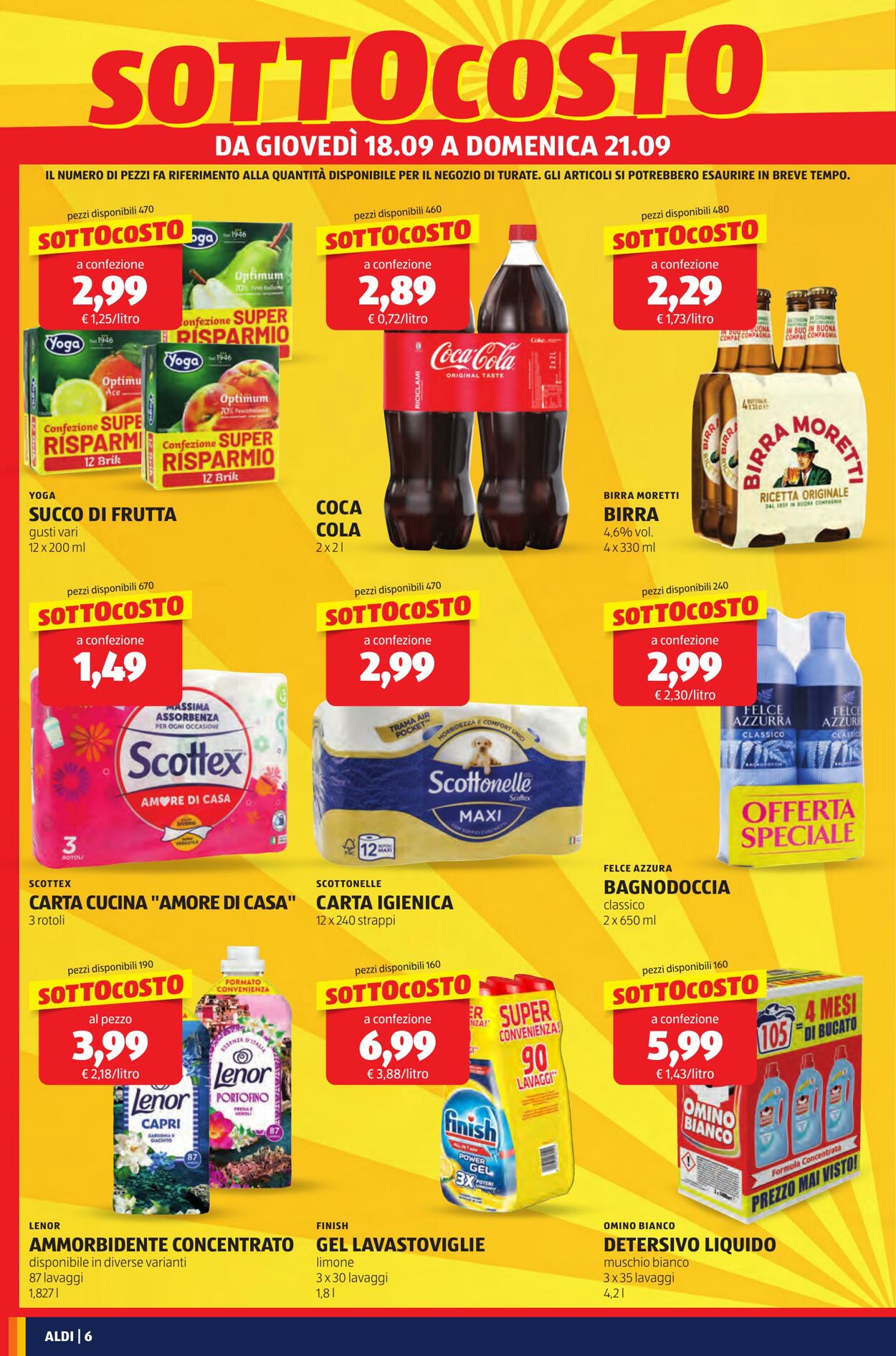 Volantino Aldi 18.09.2025 - 21.09.2025