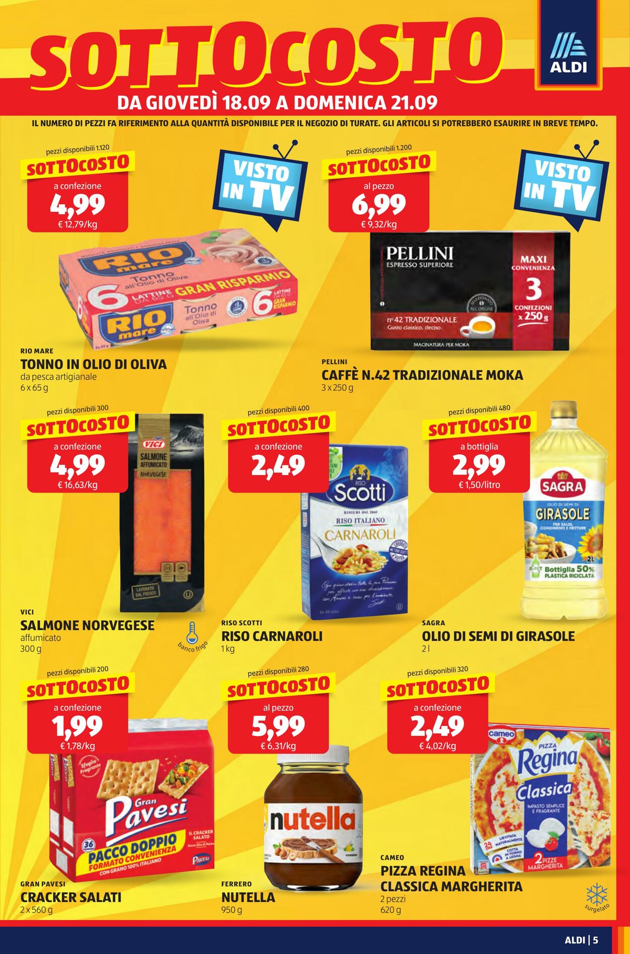 Volantino Aldi 18.09.2025 - 21.09.2025
