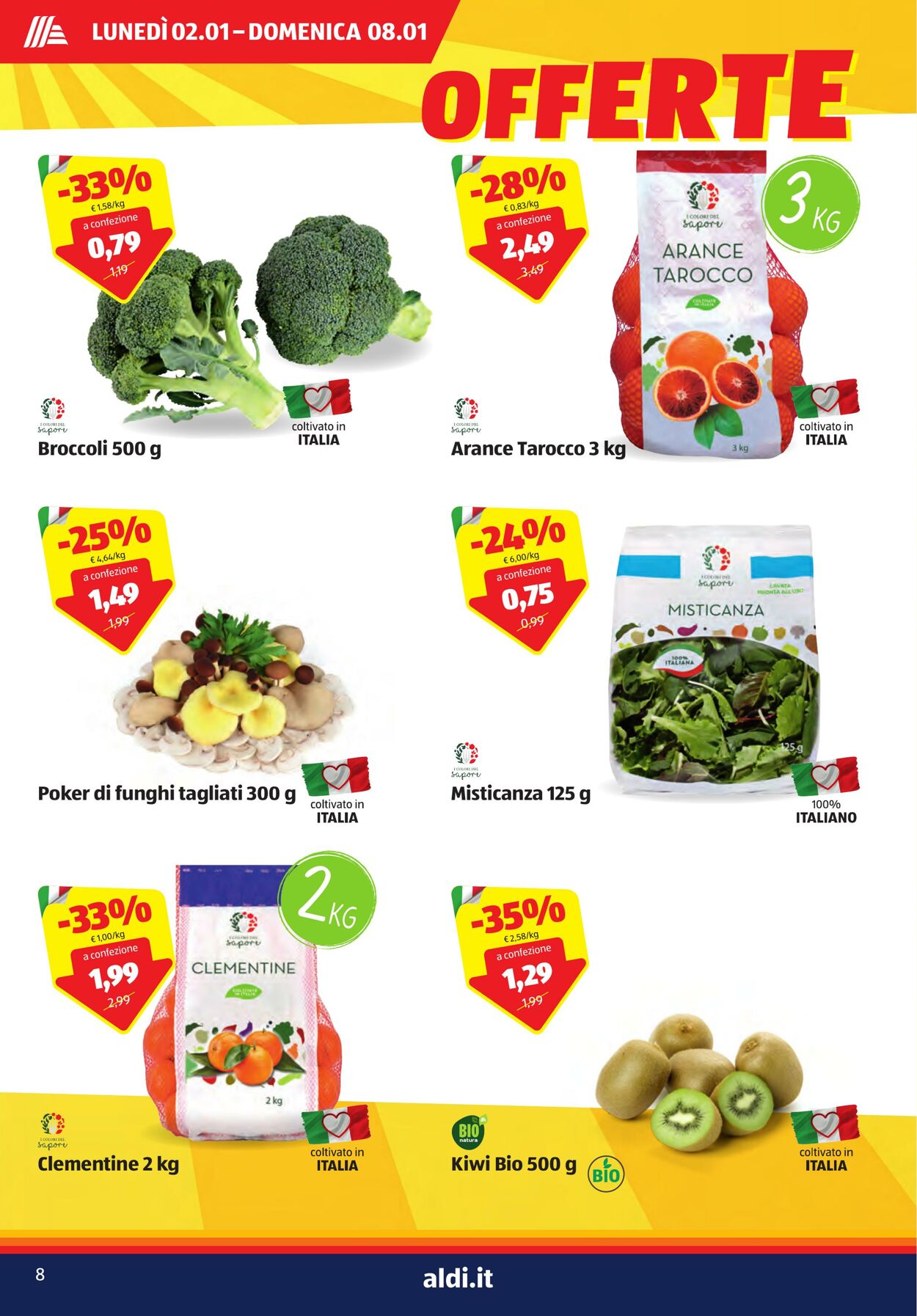 Volantino Aldi 02.01.2023 - 08.01.2023