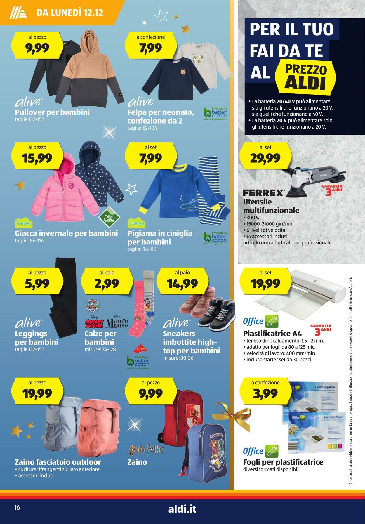 Volantino Aldi 12.12.2022 - 18.12.2022