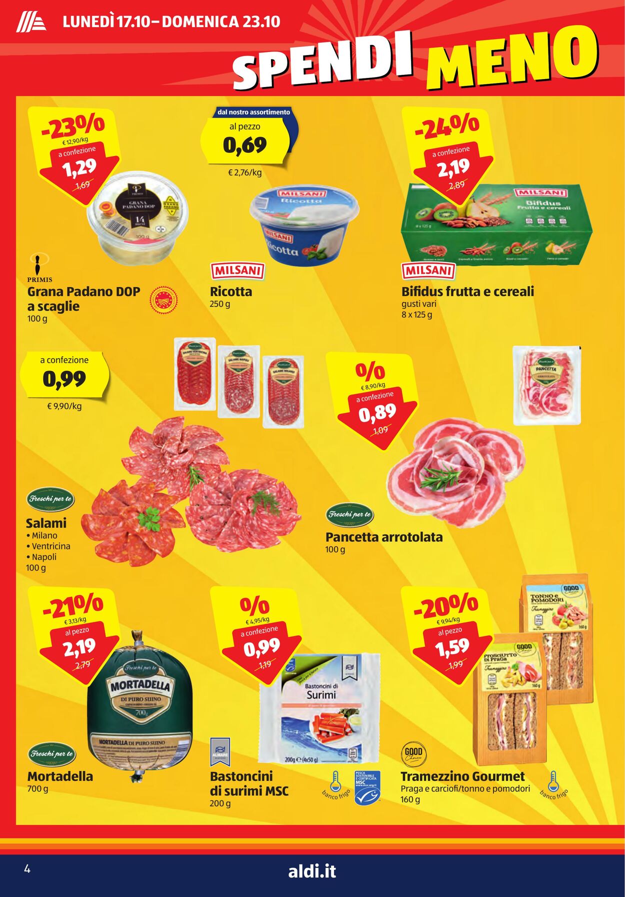 Volantino Aldi 17.10.2022 - 23.10.2022