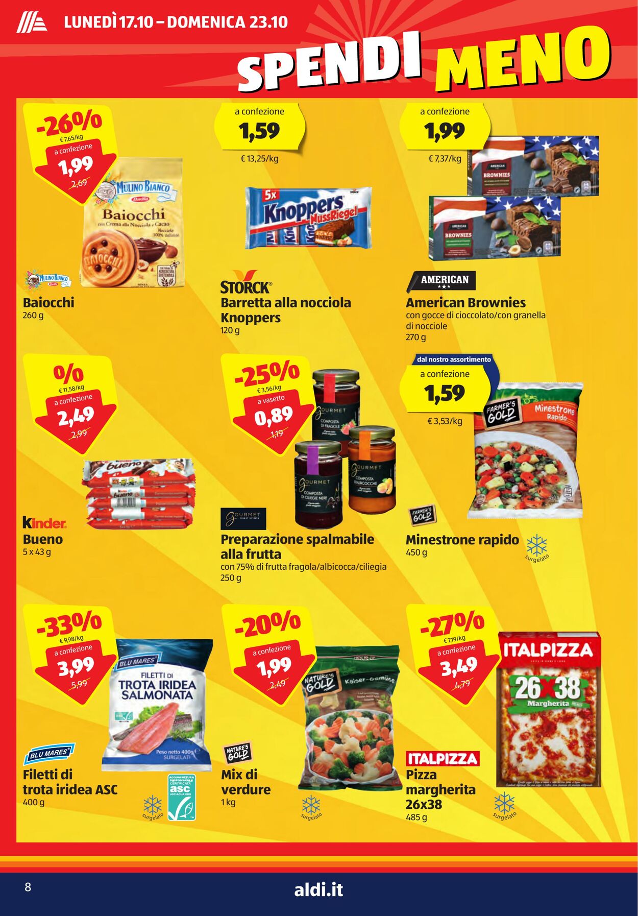 Volantino Aldi 17.10.2022 - 23.10.2022