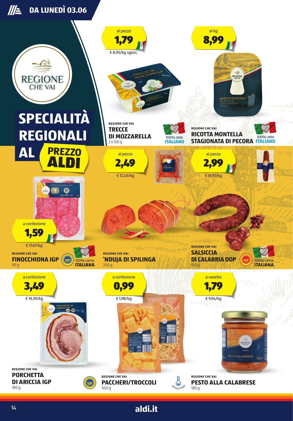 Volantino Aldi 03.06.2024 - 09.06.2024