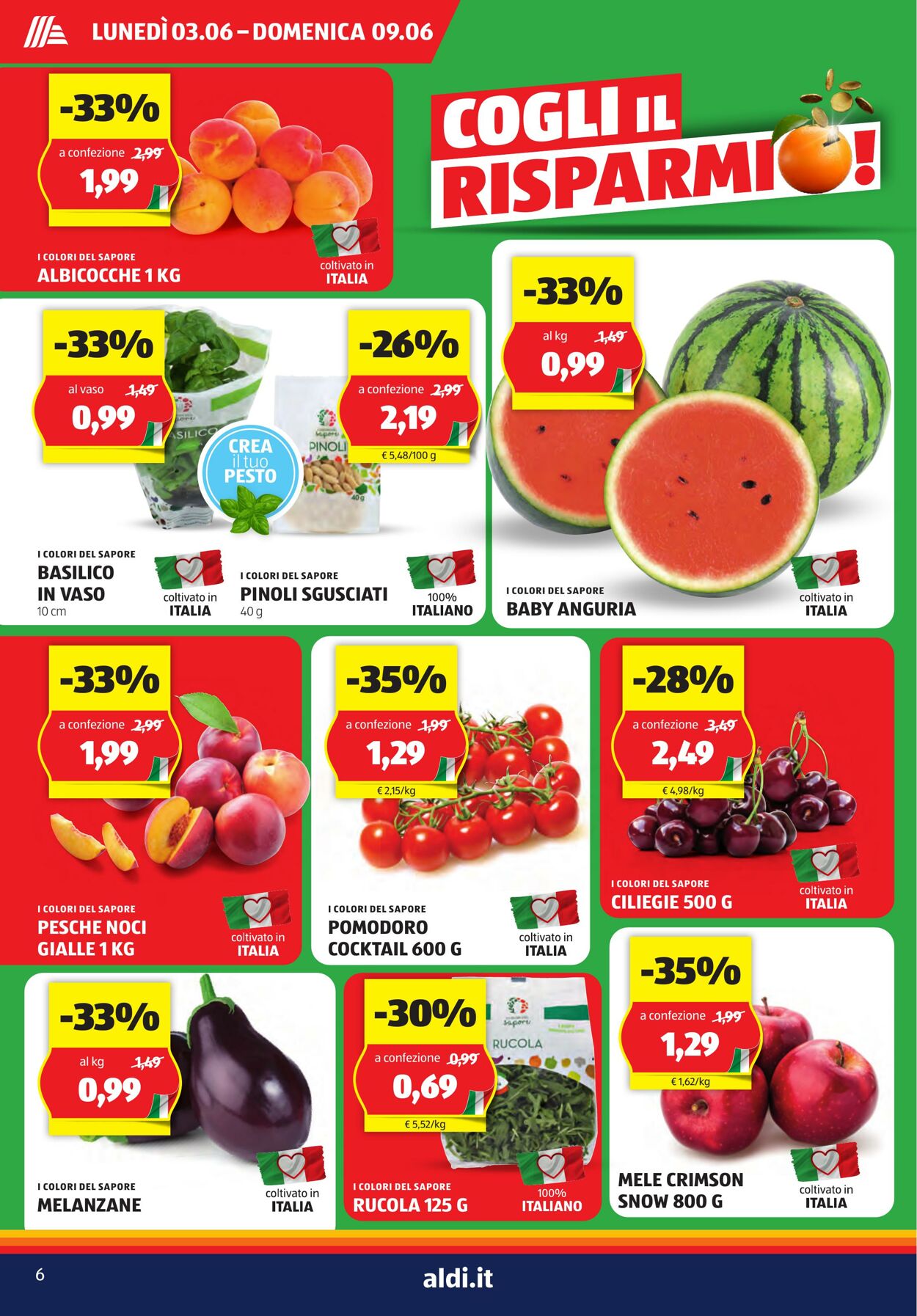 Volantino Aldi 03.06.2024 - 09.06.2024