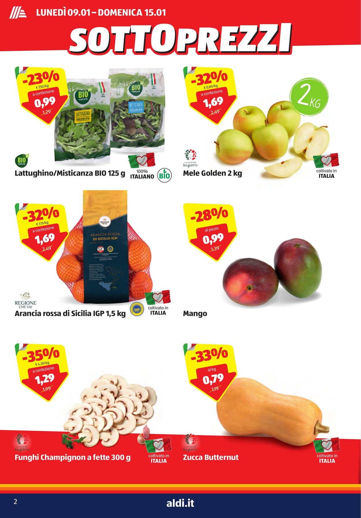 Volantino Aldi 09.01.2023 - 15.01.2023