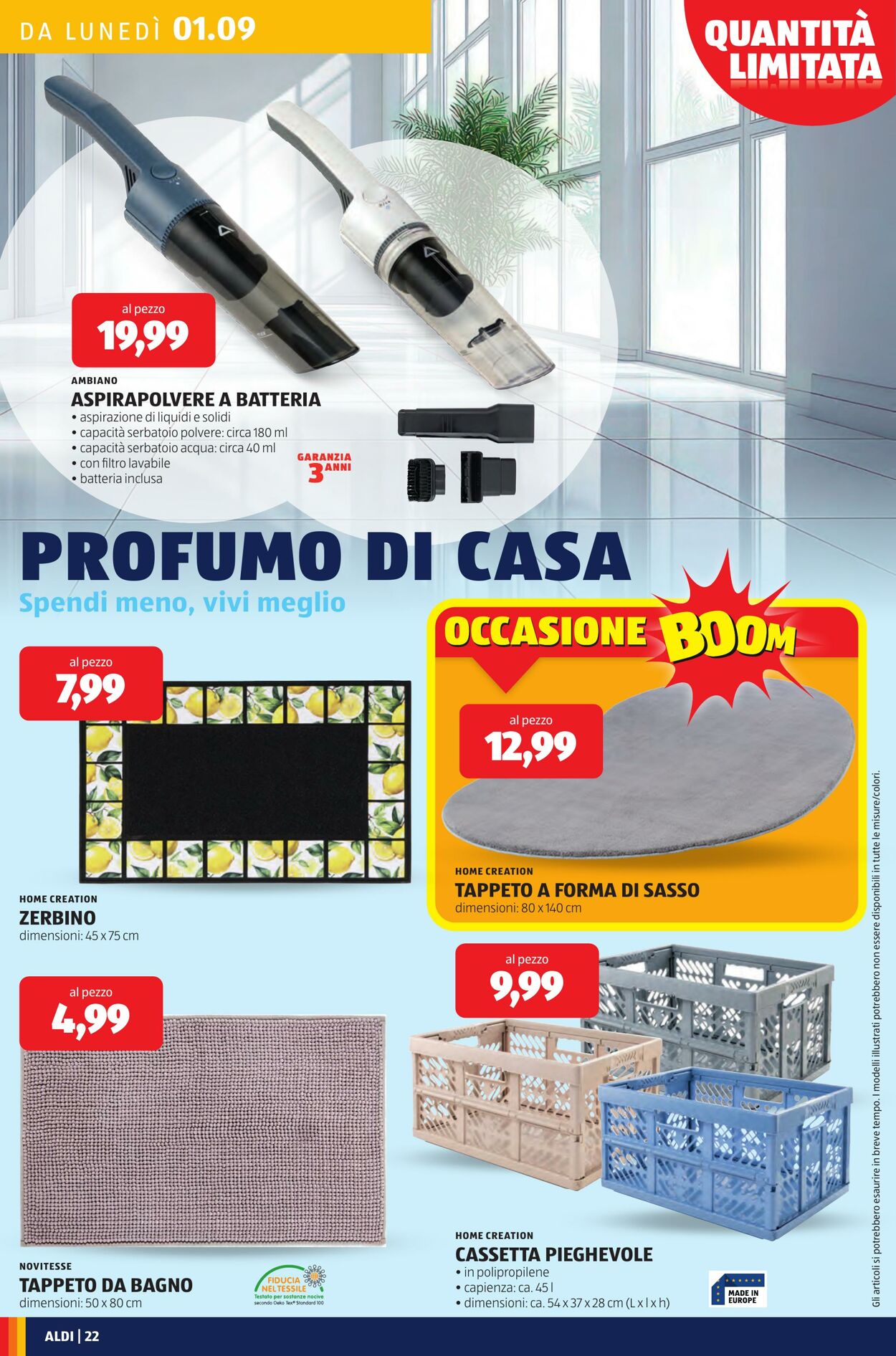 Volantino Aldi 01.09.2025 - 07.09.2025