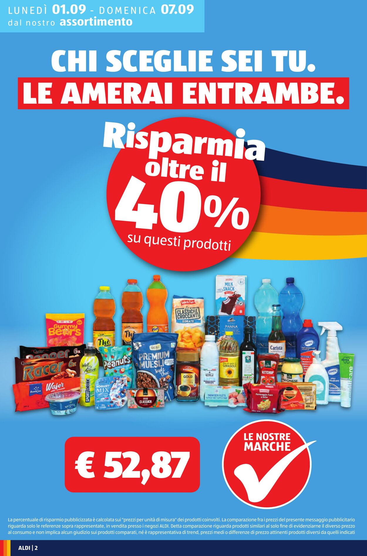 Volantino Aldi 01.09.2025 - 07.09.2025
