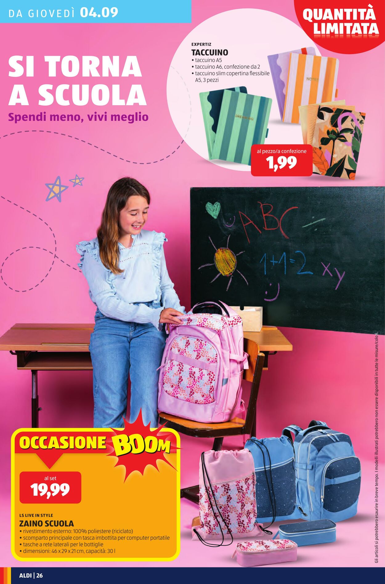 Volantino Aldi 01.09.2025 - 07.09.2025
