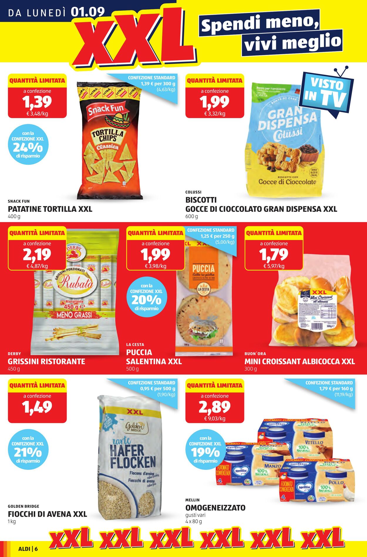 Volantino Aldi 01.09.2025 - 07.09.2025