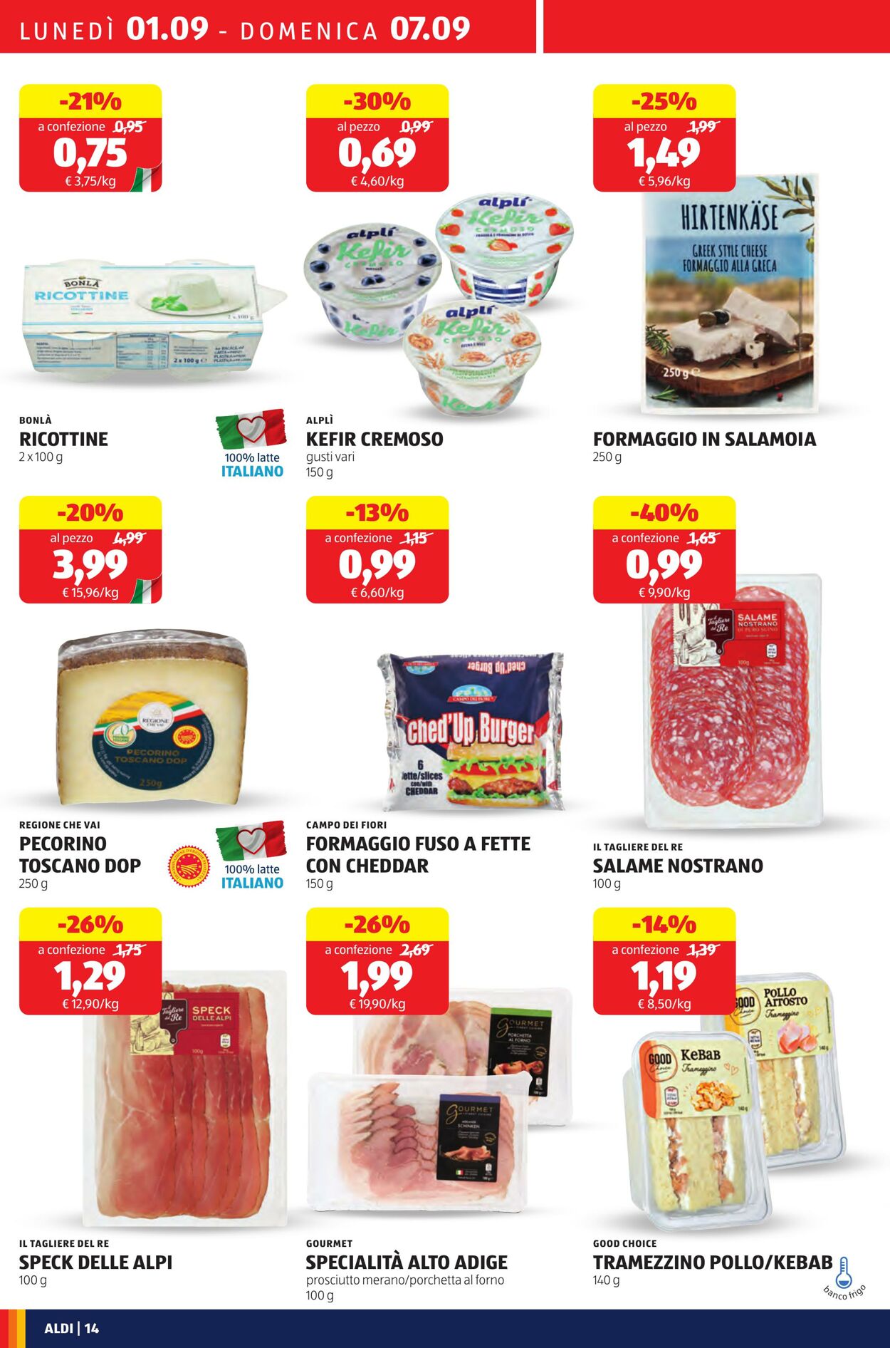 Volantino Aldi 01.09.2025 - 07.09.2025