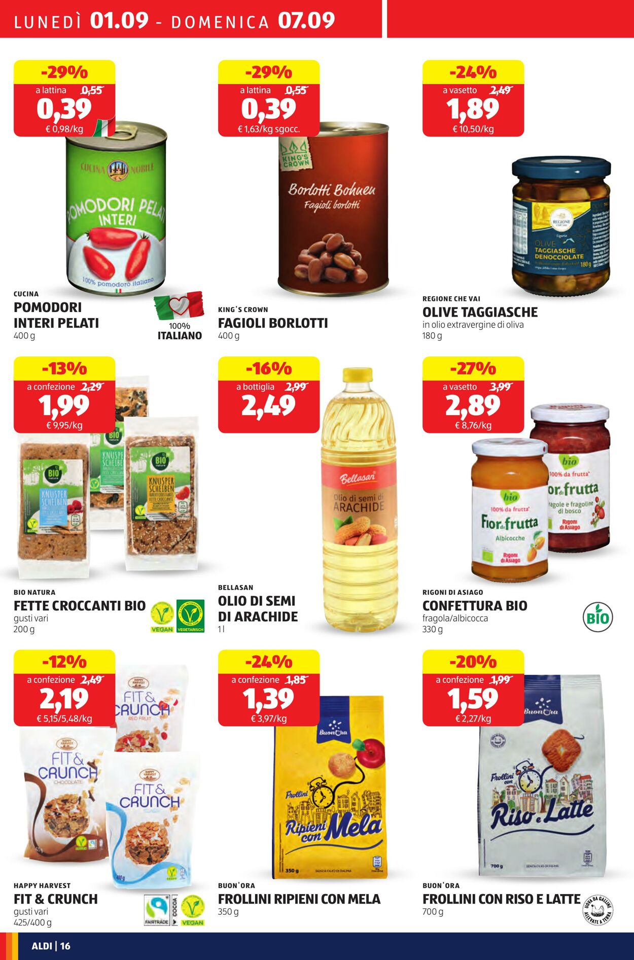 Volantino Aldi 01.09.2025 - 07.09.2025