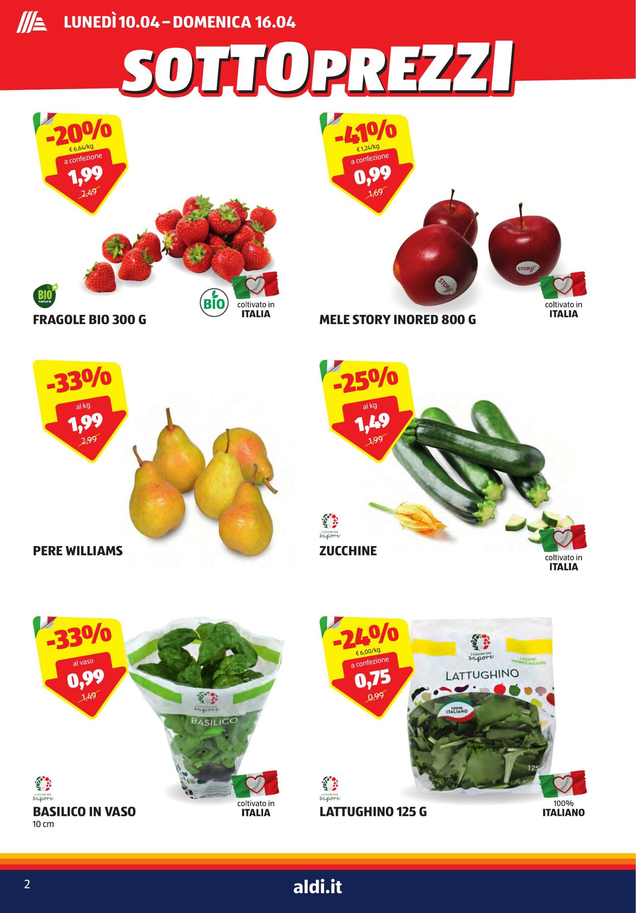 Volantino Aldi 10.04.2023 - 16.04.2023