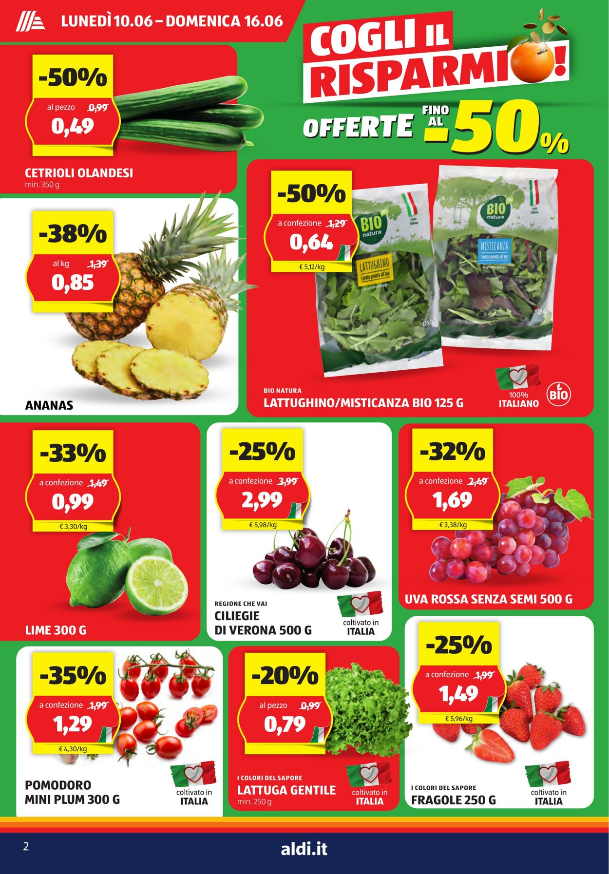 Volantino Aldi 10.06.2024 - 16.06.2024