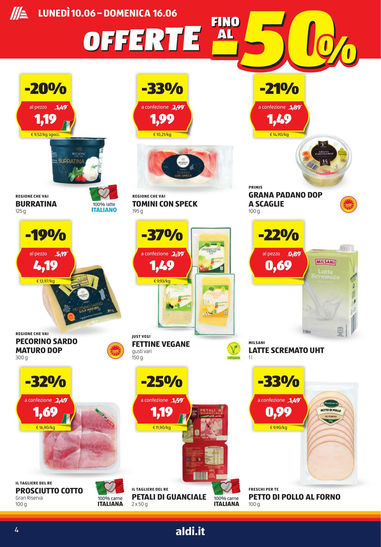 Volantino Aldi 10.06.2024 - 16.06.2024