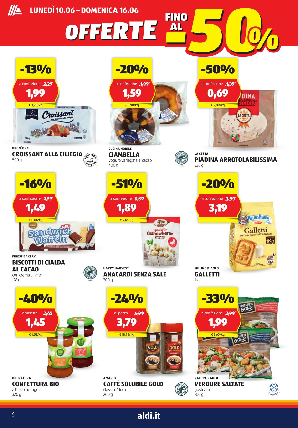 Volantino Aldi 10.06.2024 - 16.06.2024