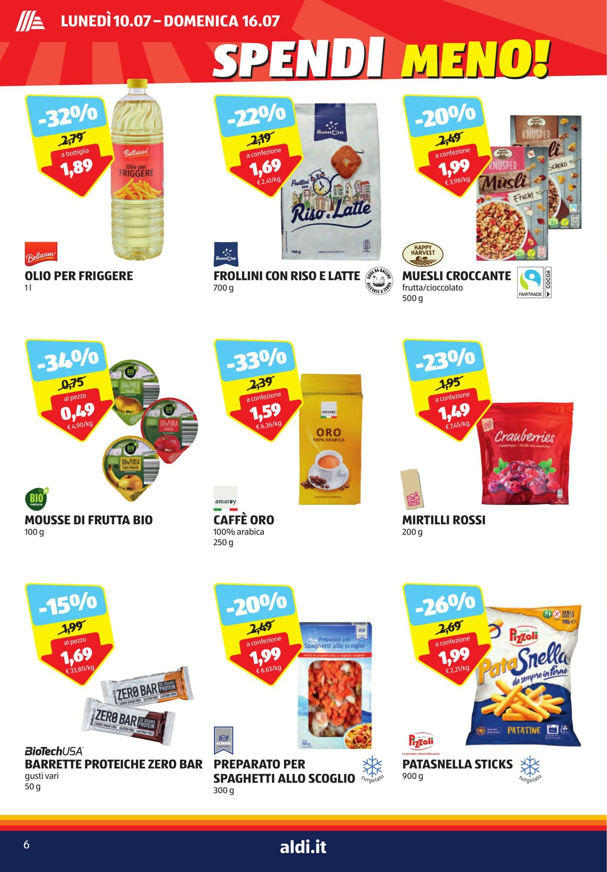 Volantino Aldi 10.07.2023 - 16.07.2023